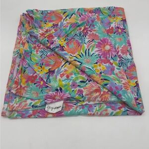 Gigi & Max Bamboo Swaddle Blanket in Floral Design
